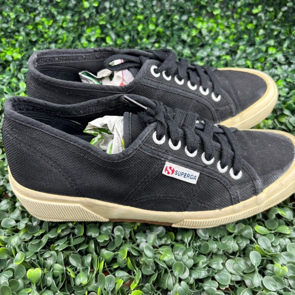 SUPERGA CLASSIC CANVAS SNEAKERS/WEDGE SHOES SIZE 8 - Picture 7 of 8